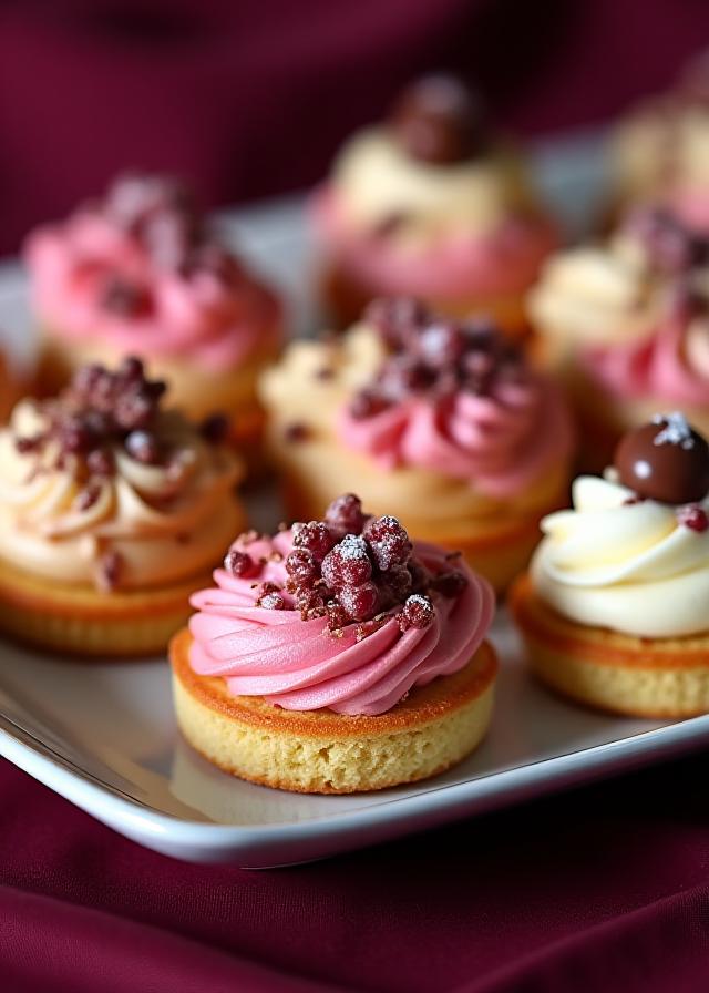 Vassoio di pasticceria mignon artigianale